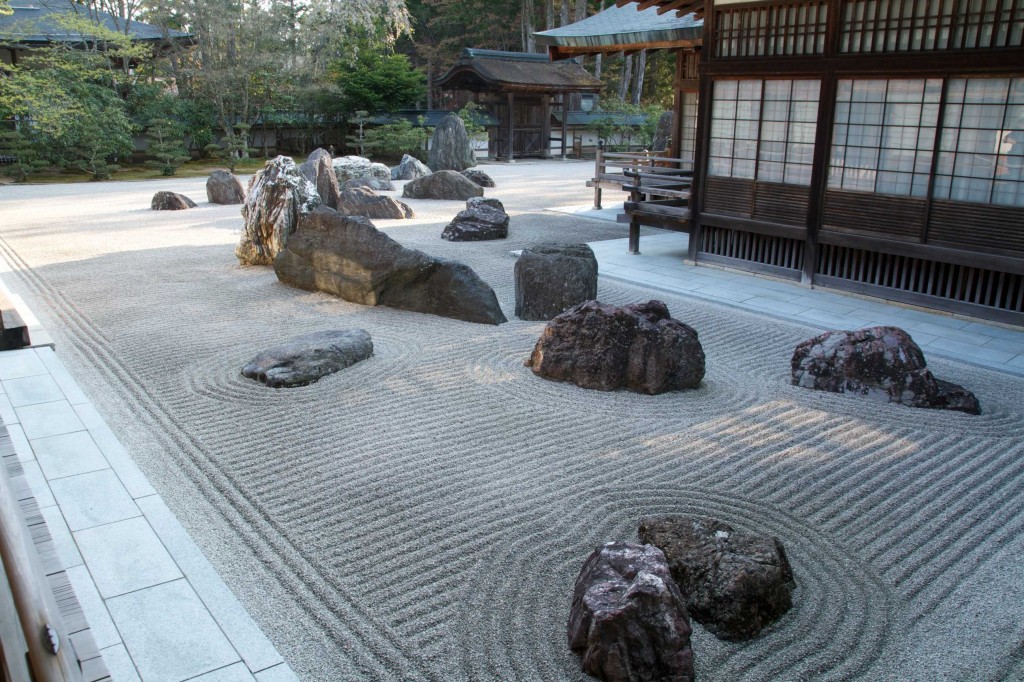Giardino Zen all'interno di un Tempio